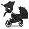 EasyGo DuoFlex Ebony Black 2+2 wózek bliźniaczy wielofunkcyjny